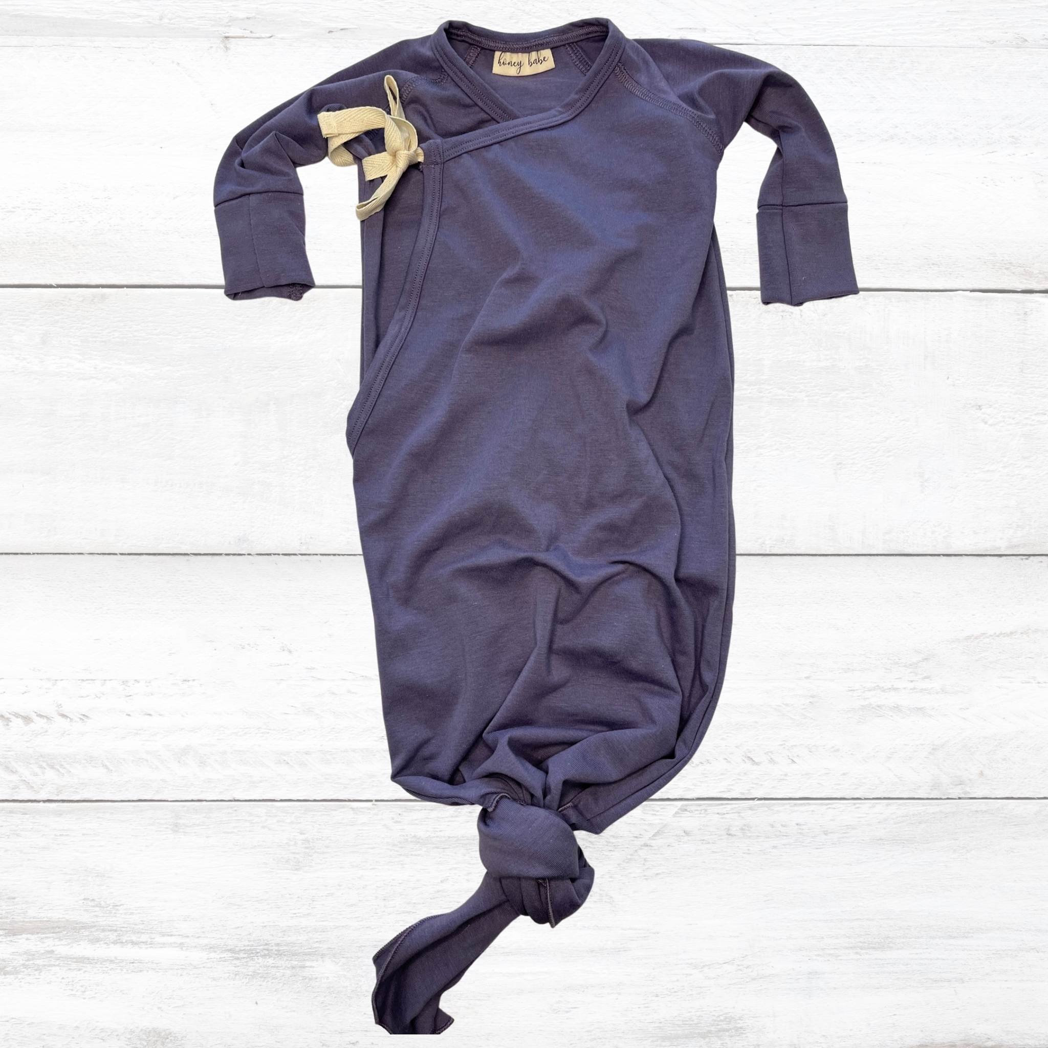 Kimono Gown in Plum – Honey Babe Clothing